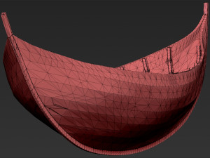elven boat from lothlorien lord of the rings stl obj 3D-printmodel