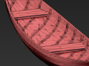 elven boat from lothlorien lord of the rings stl obj 3D-printmodel