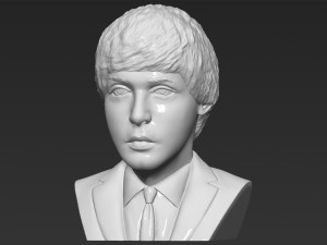 paul mccartney bust 3d printing ready stl obj 3Dプリントモデル