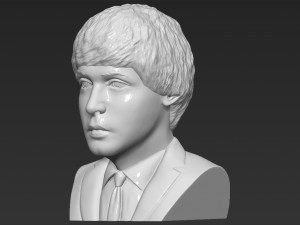 paul mccartney bust 3d printing ready stl obj 3Dプリントモデル