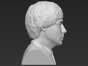 paul mccartney bust 3d printing ready stl obj 3Dプリントモデル
