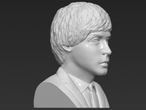 paul mccartney bust 3d printing ready stl obj 3Dプリントモデル