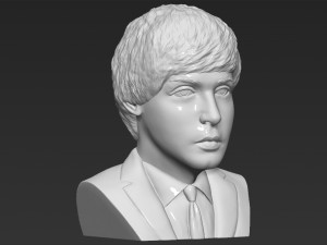paul mccartney bust 3d printing ready stl obj 3Dプリントモデル