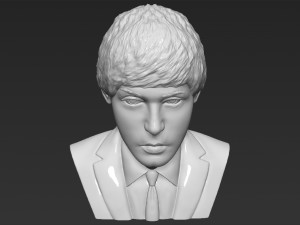 paul mccartney bust 3d printing ready stl obj 3Dプリントモデル