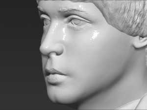 paul mccartney bust 3d printing ready stl obj 3Dプリントモデル