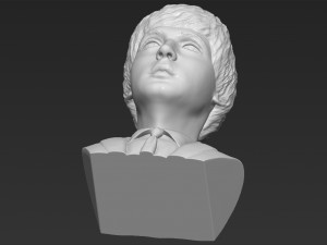 paul mccartney bust 3d printing ready stl obj 3Dプリントモデル