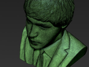 paul mccartney bust 3d printing ready stl obj 3Dプリントモデル