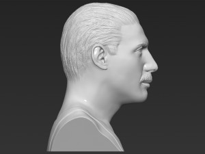 freddie mercury bust 3d printing ready stl obj formats Model do druku 3D
