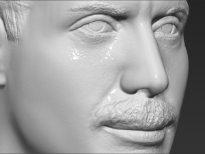 freddie mercury bust 3d printing ready stl obj formats Model do druku 3D