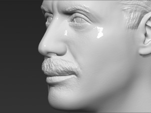 freddie mercury bust 3d printing ready stl obj formats Model do druku 3D
