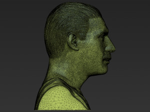freddie mercury bust 3d printing ready stl obj formats Model do druku 3D