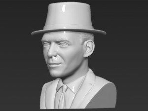 frank sinatra bust 3d printing ready stl obj formats 3D 프린트 모델