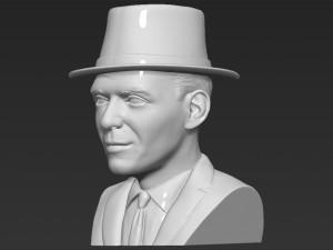 frank sinatra bust 3d printing ready stl obj formats 3D 프린트 모델