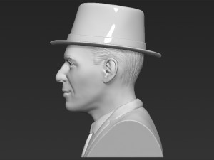 frank sinatra bust 3d printing ready stl obj formats 3D 프린트 모델