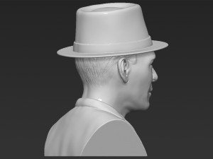 frank sinatra bust 3d printing ready stl obj formats 3D 프린트 모델