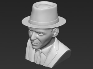 frank sinatra bust 3d printing ready stl obj formats 3D 프린트 모델