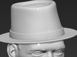 frank sinatra bust 3d printing ready stl obj formats 3D 프린트 모델