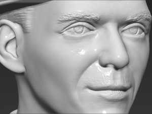 frank sinatra bust 3d printing ready stl obj formats 3D 프린트 모델