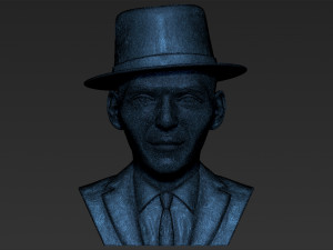 frank sinatra bust 3d printing ready stl obj formats 3D 프린트 모델
