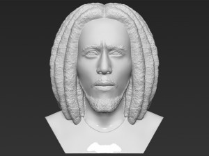 bob marley bust 3d printing ready stl obj formats Modelo de Impressão 3D