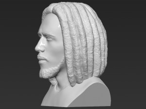 bob marley bust 3d printing ready stl obj formats Model Cetak 3D
