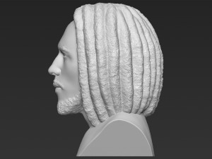 bob marley bust ready for full color 3d printing 3D 프린트 모델