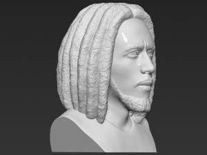 bob marley bust ready for full color 3d printing 3D 프린트 모델