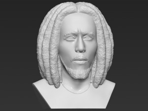 bob marley bust ready for full color 3d printing 3D 프린트 모델