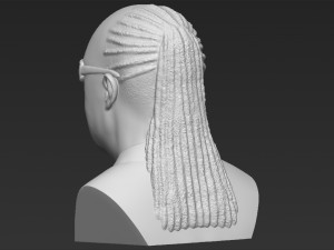 stevie wonder bust 3d printing ready stl obj formats Modèles 3D en vedette