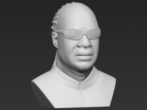 stevie wonder bust 3d printing ready stl obj formats Modèles 3D en vedette
