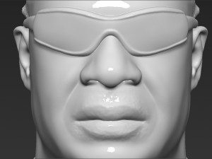 stevie wonder bust 3d printing ready stl obj formats Modèles 3D en vedette
