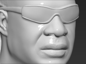 stevie wonder bust 3d printing ready stl obj formats Modèles 3D en vedette