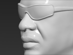 stevie wonder bust 3d printing ready stl obj formats Modèles 3D en vedette