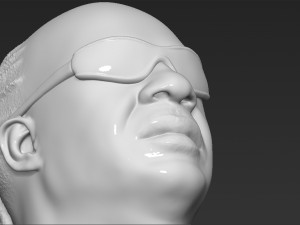 stevie wonder bust 3d printing ready stl obj formats Modèles 3D en vedette