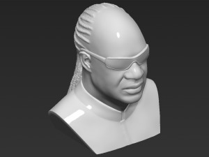 stevie wonder bust 3d printing ready stl obj formats Modèles 3D en vedette