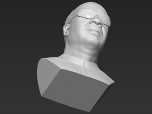 stevie wonder bust 3d printing ready stl obj formats Modèles 3D en vedette