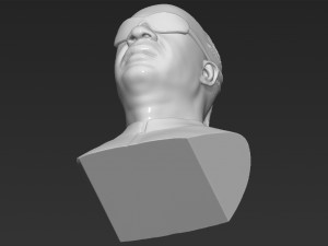 stevie wonder bust 3d printing ready stl obj formats Modèles 3D en vedette