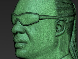 stevie wonder bust 3d printing ready stl obj formats Modèles 3D en vedette
