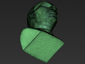 stevie wonder bust 3d printing ready stl obj formats Modèles 3D en vedette