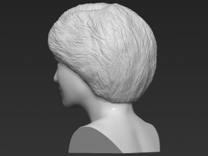 princess diana bust 3d printing ready stl obj formats 3D Baskı Modeli