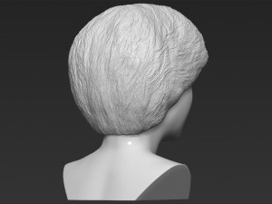 princess diana bust 3d printing ready stl obj formats 3D Baskı Modeli