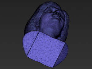princess diana bust 3d printing ready stl obj formats 3D Baskı Modeli