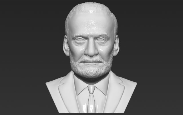 buzz aldrin bust 3d printing ready stl obj formats Model Cetak 3D .c4d .max .obj .3ds .fbx .stl .blend 