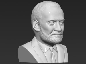 buzz aldrin bust 3d printing ready stl obj formats Model Cetak 3D