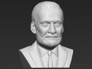 buzz aldrin bust 3d printing ready stl obj formats Model Cetak 3D