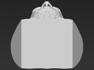 buzz aldrin bust 3d printing ready stl obj formats Model Cetak 3D
