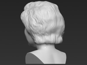 marilyn monroe bust 3d printing ready stl obj formats 3D प्रिंट मॉडल