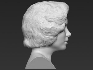 marilyn monroe bust 3d printing ready stl obj formats 3D प्रिंट मॉडल