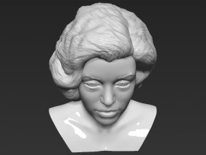 marilyn monroe bust 3d printing ready stl obj formats 3D प्रिंट मॉडल