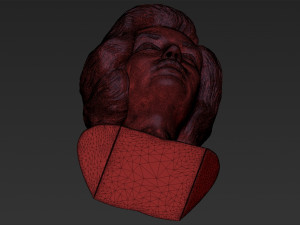 marilyn monroe bust 3d printing ready stl obj formats 3D प्रिंट मॉडल